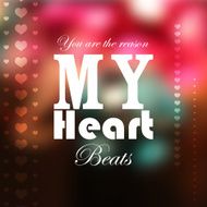 Happy Valentines Typography Background N9