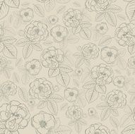 Seamless pattern of flowers N62