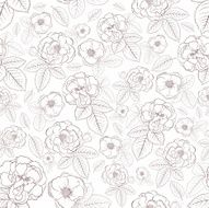 Seamless pattern of flowers N63