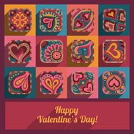 Valentine decorative greeting card N3