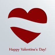 Valentines day card with heart N28