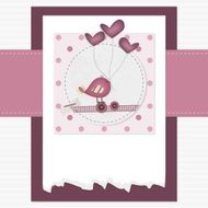 Pink Scrapbook Background - Place your text