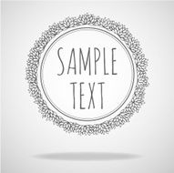 Hand Drawn floral background 4