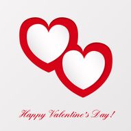 Greeting card on Valentines day N2