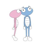 kissing cartoon martians N4