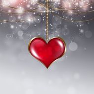 Red valentine heart N5