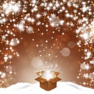 Magic Box with Glitter Stars