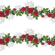 wreath of red roses N2
