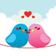 Loving Bird Couple