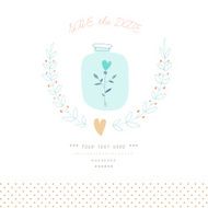 Vintage Save the date card N3