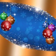 Christmas Blue Background N6