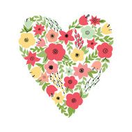 Floral heart N73