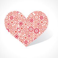 Group of gear make a heart N2