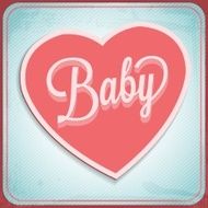 vector vintage love card N2