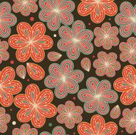 Decorative nice flowers background