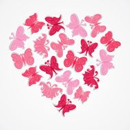 Heart butterfly N2