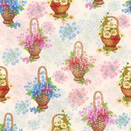 Watercolor floral seamless pattern N57