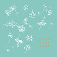 Floral decor N122