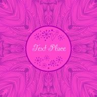 Violet ornamental lace banner beautiful background N2