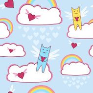 cute flying cats