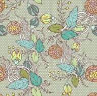 floral seamless pattern N726