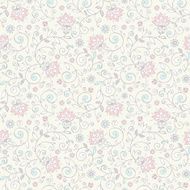 elegant seamless floral pattern N6