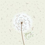 Dandelions Seamless Background N2