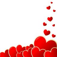 Valentine&#039;s Day background with heart N6