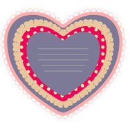 Beautiful card with heart N2