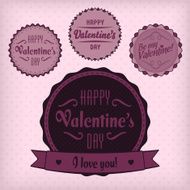 Valentine labels N7