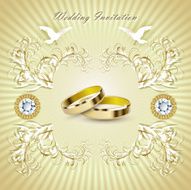 Vintage wedding rings