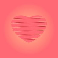 Heart origami Background illustration N2