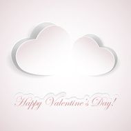 Pink paper hearts N2