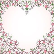Heart-shaped frame N5
