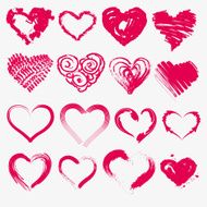 Set of hearts N25