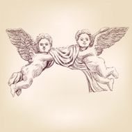 angels or cupid isolated N2