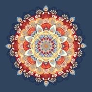 seamless pattern Abstract patterns lacy round N2