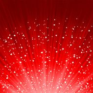 Little hearts floating on rays of light EPS 8 N8