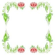 Floral frame 1 N2