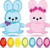 Easter bunnies N5
