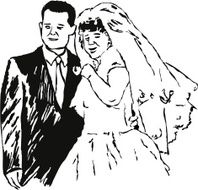 Bride and groom N56