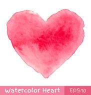 Pink Watercolor Heart N2
