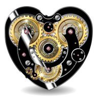 steampunk mechanical heart
