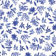Watercolor floral pattern N60