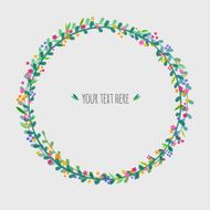 Floral wreath N40