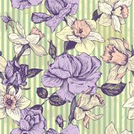 vintage vector floral background N9