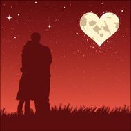 Very romantic moon