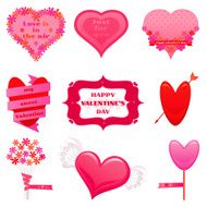 Valentines design elements N2