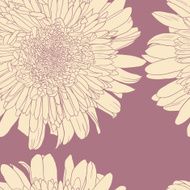 Seamless pattern with gerbers N4