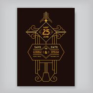 Save the Date - Wedding Invitation Card N2